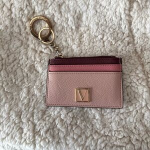 Victoria secret Pink and Burgundy Card Holder